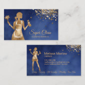 Maid Cleaning House Professional Cleaning Services Visitekaartje (Voorkant / Achterkant)