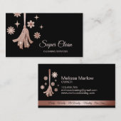 Maid Cleaning House Professional Cleaning Services Visitekaartje (Voorkant / Achterkant)