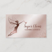 Maid Cleaning House Professional Cleaning Services Visitekaartje (Voorkant)