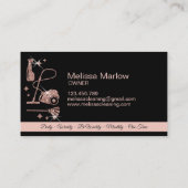 Maid Cleaning House Professional Cleaning Services Visitekaartje (Achterkant)