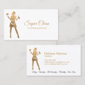 Maid Cleaning House Professional Cleaning Services Visitekaartje (Voorkant / Achterkant)