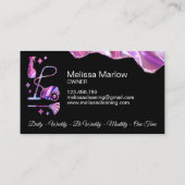 Maid Cleaning House Professional Cleaning Services Visitekaartje (Achterkant)