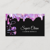 Maid Cleaning House Professional Cleaning Services Visitekaartje (Voorkant)