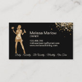 Maid Cleaning House Professional Cleaning Services Visitekaartje (Achterkant)