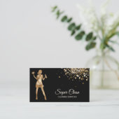 Maid Cleaning House Professional Cleaning Services Visitekaartje (Staand voorkant)