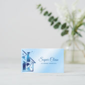 Maid Cleaning House professional Cleaning Services Visitekaartje (Staand voorkant)