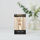 Maid Cleaning House Professional Cleaning Services Visitekaartje (Staand voorkant)