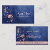 Maid Cleaning House Professional Cleaning Services Visitekaartje (Voorkant / Achterkant)