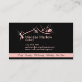 Maid Cleaning House Professional Cleaning Services Visitekaartje (Achterkant)