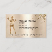 Maid Cleaning House Professional Cleaning Services Visitekaartje (Achterkant)