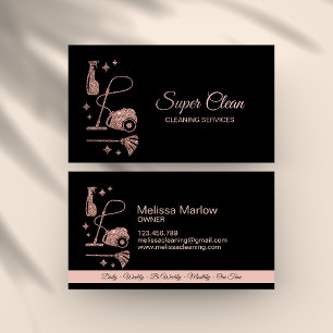 Maid Cleaning House Professional Cleaning Services Visitekaartje