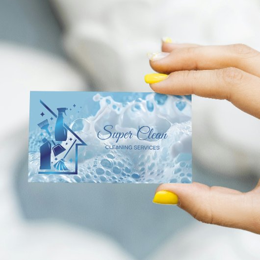 Maid Cleaning House Professional Cleaning Services Visitekaartje