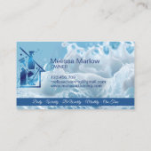 Maid Cleaning House Professional Cleaning Services Visitekaartje (Achterkant)