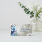 Maid Cleaning House Professional Cleaning Services Visitekaartje (Staand voorkant)