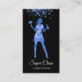 Maid Cleaning House Professional Cleaning Services Visitekaartje (Voorkant)