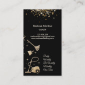 Maid Cleaning House Professional Cleaning Services Visitekaartje (Achterkant)
