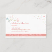 Maid Cleaning House Professional Cleaning Services Visitekaartje (Achterkant)