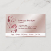 Maid Cleaning House Professional Cleaning Services Visitekaartje (Achterkant)