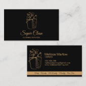 Maid Cleaning House Professional Cleaning Services Visitekaartje (Voorkant / Achterkant)