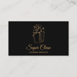 Maid Cleaning House Professional Cleaning Services Visitekaartje