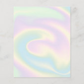 Maid Cleaning House Sparging Holografen Business C Flyer (Achterkant)