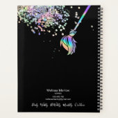 Maid Cleaning House Sparging Holografen Business C Planner (Achterkant)