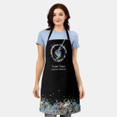 Maid Cleaning House Sparging Holografen Business C Schort (Gedragen)