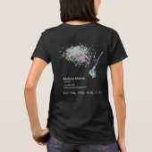 Maid Cleaning House Sparging Holografen T-shirt (Achterkant)