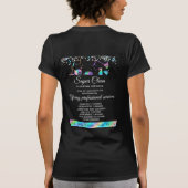 Maid Cleaning House Sparking Holographic Flyer T-shirt (Achterkant)