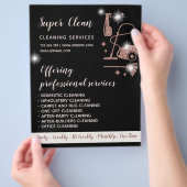 Maid Cleaning House Sparking Roos Gold Flyer (Hand)