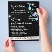 Maid Cleaning House Sparking Roos Gold Flyer (Hand)