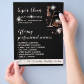 Maid Cleaning House Sparking Roos Gold Flyer (Hand)