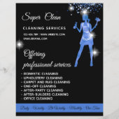 Maid Cleaning House Sparking Roos Gold Flyer (Voorkant)