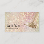 Maid Cleaning House Sparking Visitekaartje (Voorkant)