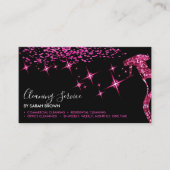 Maid Cleaning House Sparking Visitekaartje (Voorkant)