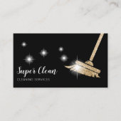 Maid Cleaning House Sparking Visitekaartje (Voorkant)