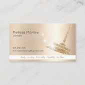 Maid Cleaning House Sparking Visitekaartje (Achterkant)