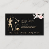 Maid Cleaning Housekeeping Kantoor Cleaning Servic Visitekaartje (Achterkant)