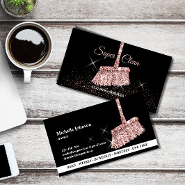 Maid Cleaning Housekeeping Services Roos Gold Visitekaartje