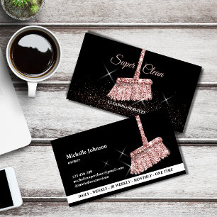 Maid Cleaning Housekeeping Services Roos Gold Visitekaartje