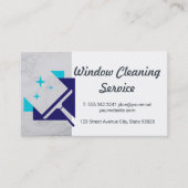 Maid | Cleaning Service Cleaner | Squeegee Visitekaartje (Voorkant)