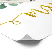 Maid Coffee Bruiloftsfeest Sign Poster (Hoek)