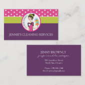 Maid/Housekeeper Visitekaartje (Voorkant / Achterkant)