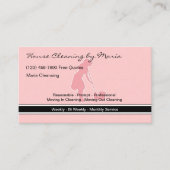 Maid Housekeeper Visitekaartjes (Voorkant)