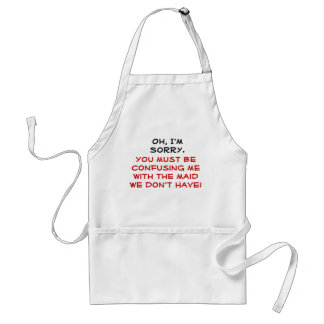 Maid Humor Apron Standaard Schort