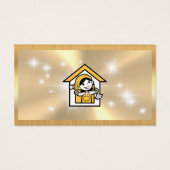 Maid Logo | Spuitfles Logo | Sparkles Visitekaartje (Achterkant)