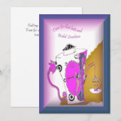 maid lunchea uitnodiging (Voorkant / Achterkant)