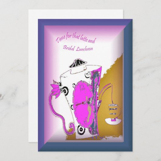 maid lunchea uitnodiging (Voorkant / Achterkant)