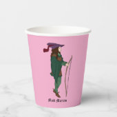 Maid Marian Paper Cup Papieren Bekers (Voorkant)