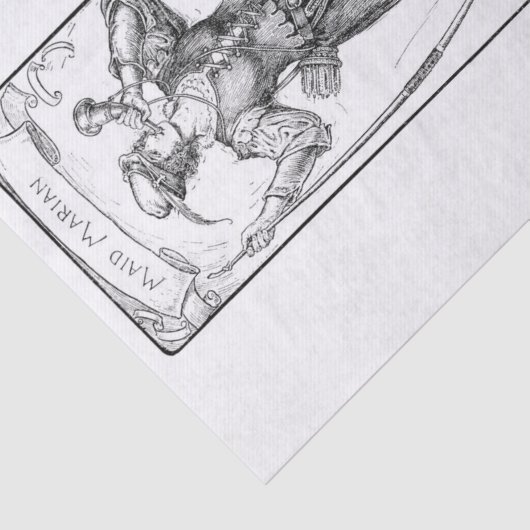 Maid Marian Tissuepapier (Detail)